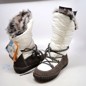 Wanderlust T15689 Waterproof Leather Boots White 6